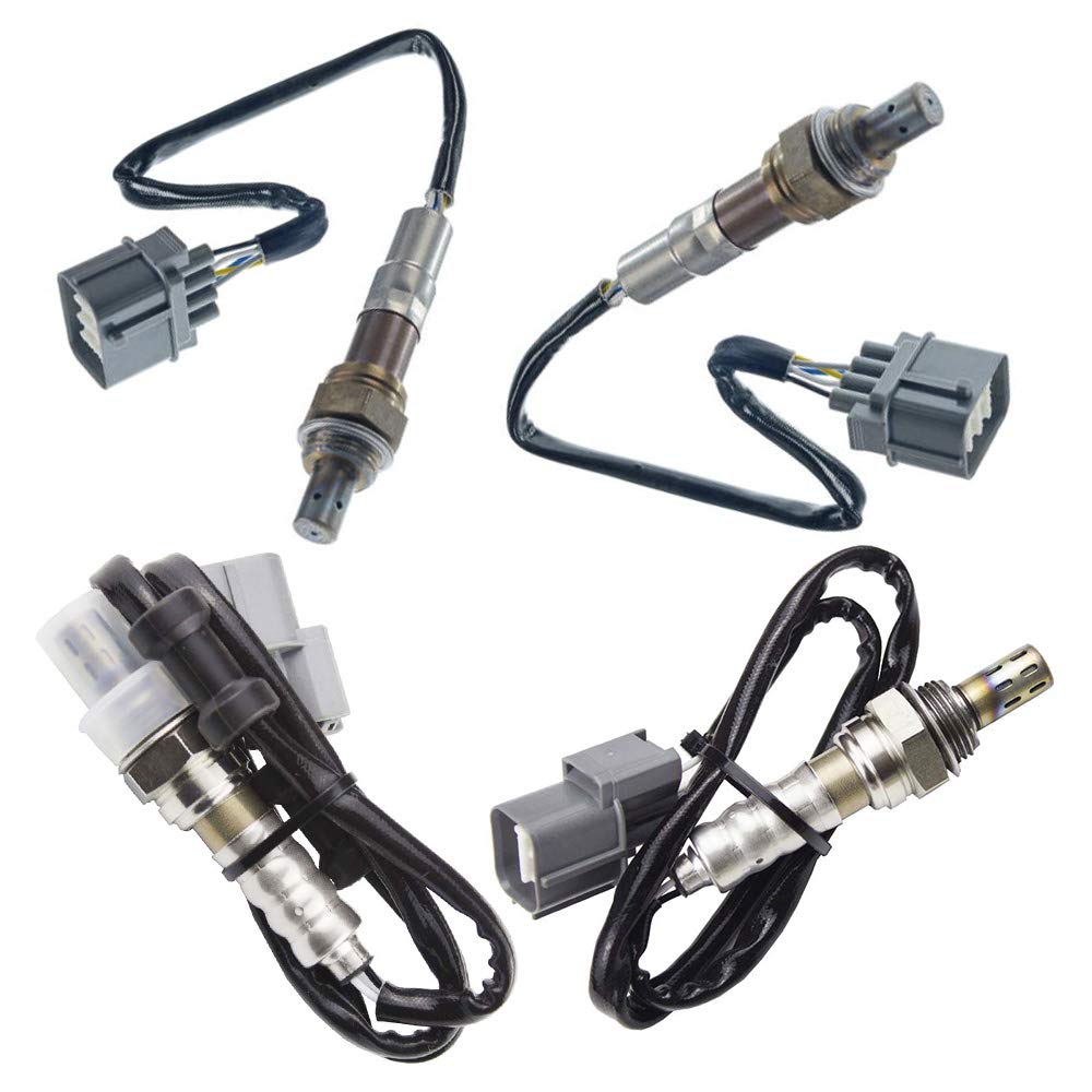 4x Oxygen O2 Sensor for 2003 2004 2005 2006 Acura MDX 3.5L; 2005-2006 Honda Odyssey 3.5L Upstream + Downstream